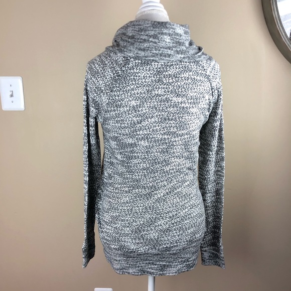 Lou & Grey Gray Cowl Neck Sweater, Size: S - Picture 4 of 6